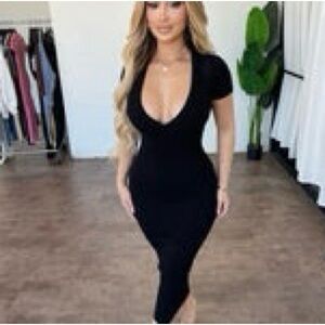 Elegant Black Women's Dress